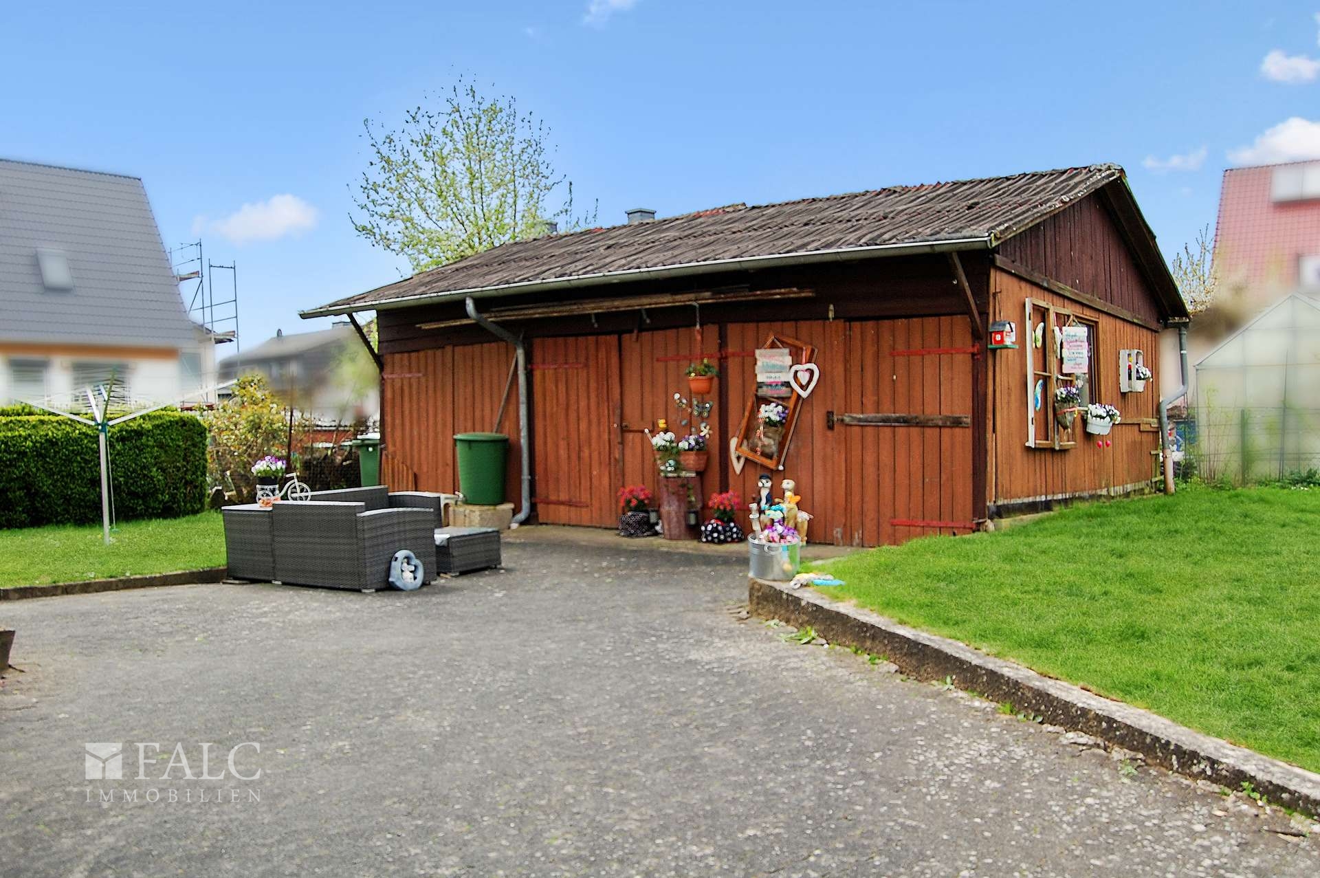 Außenbild Gartenhütte